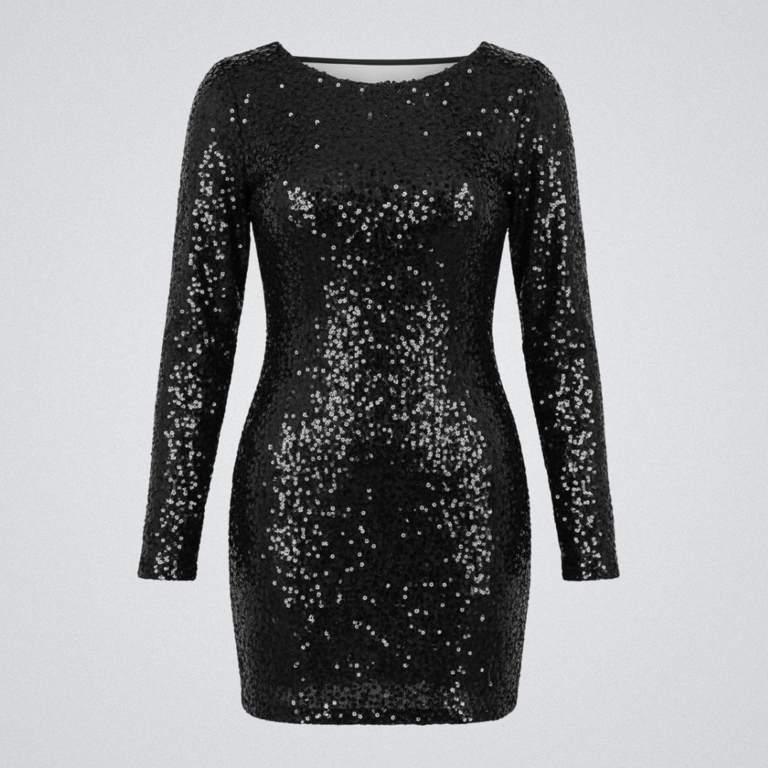 Cocktailkleid – Modell mit offener Rückenpartie