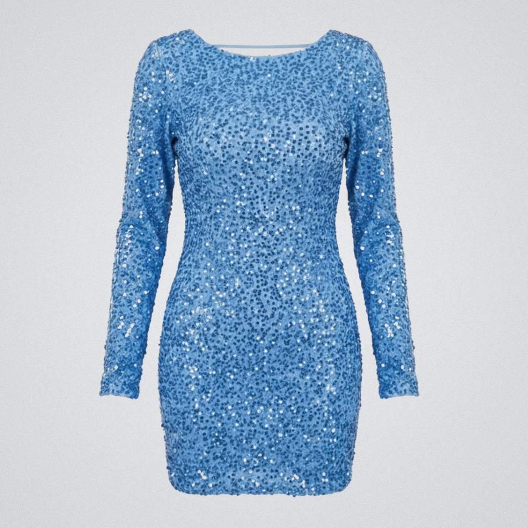 Cocktailkleid – Modell mit offener Rückenpartie