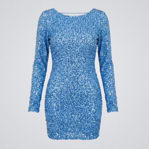 Cocktailkleid – Modell mit offener Rückenpartie