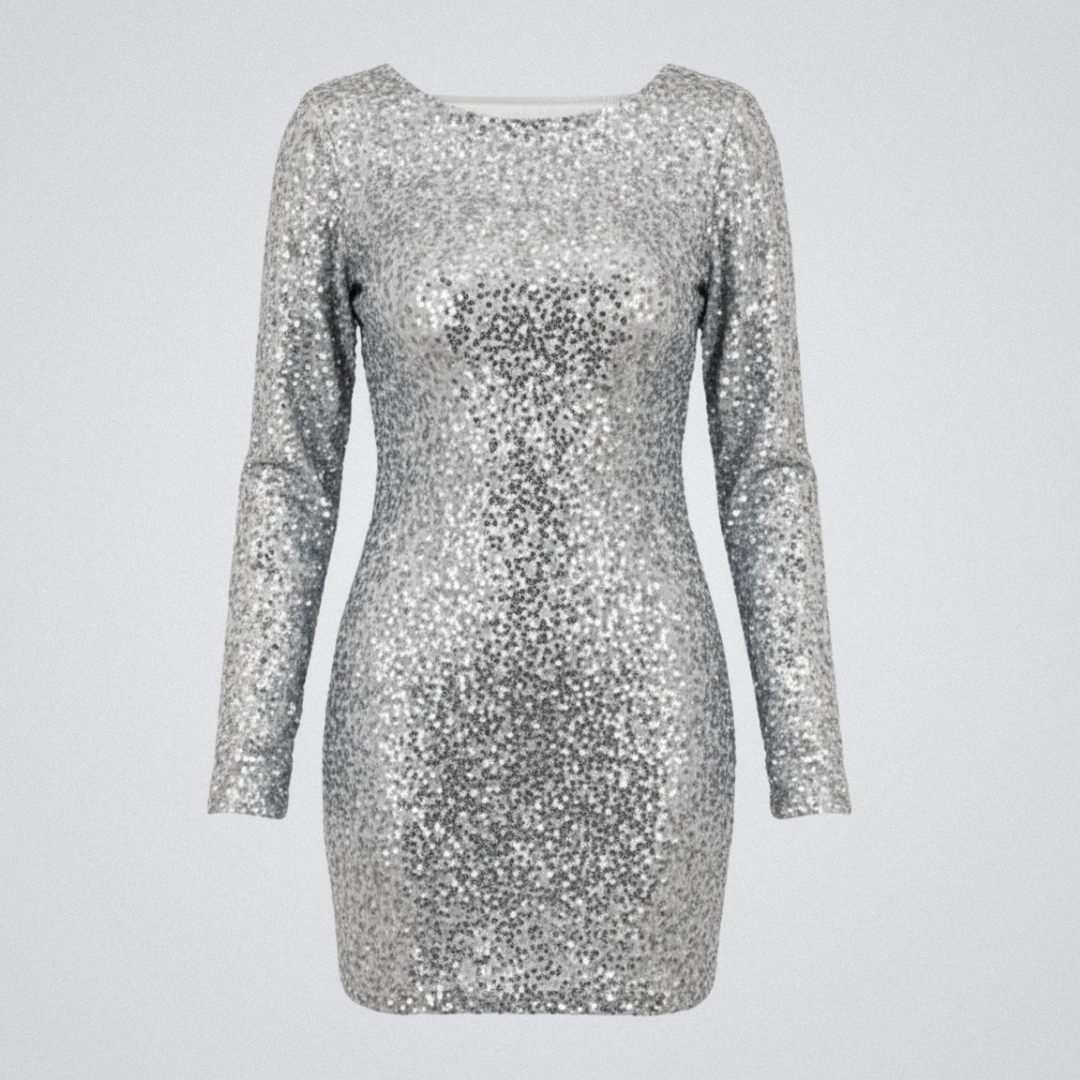 Cocktailkleid – Modell mit offener Rückenpartie