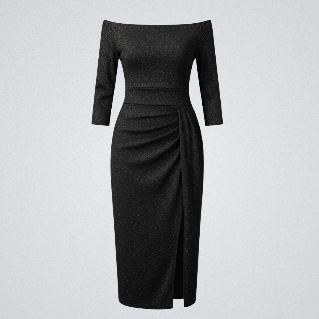 Damenkleid – Off-Shoulder Modell in Maxi-Länge